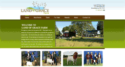 Desktop Screenshot of landofgracefarm.com